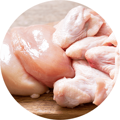 Eiweißreiches Geflügel